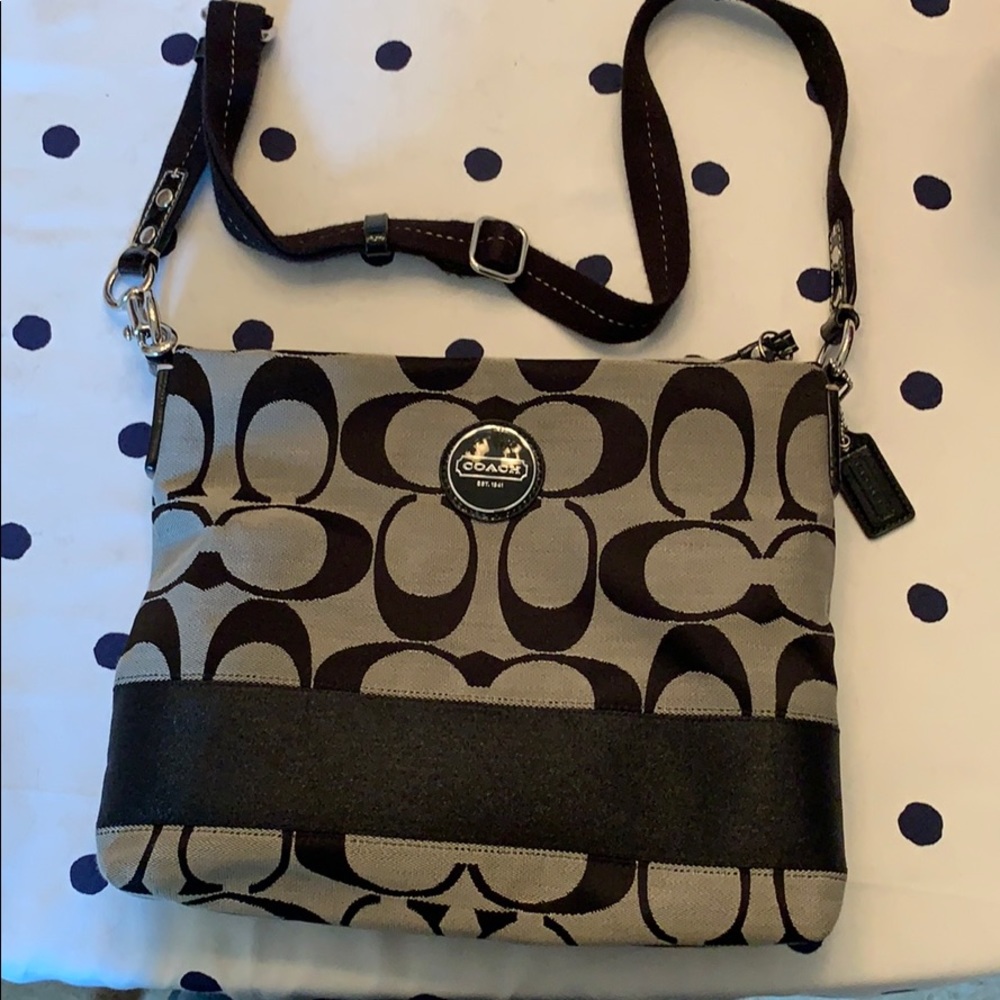 Coach Canvas Shoulder Bag